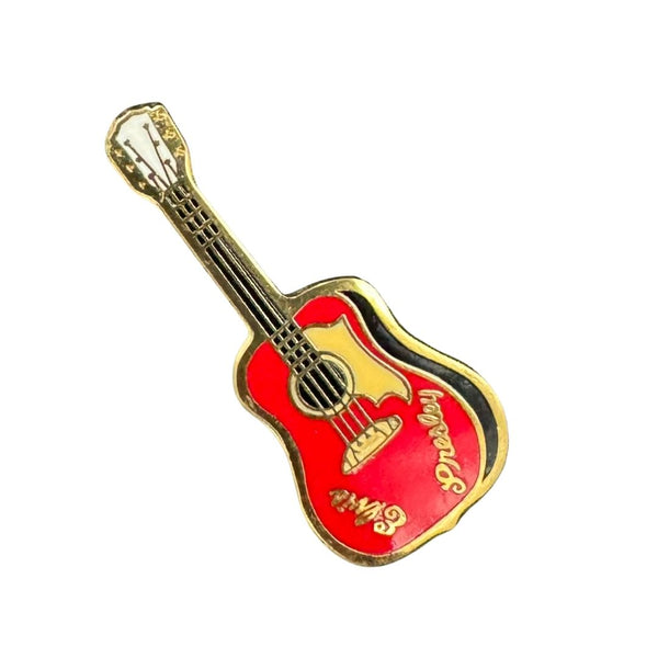 graceland Elvis Presley Red Guitar Pin