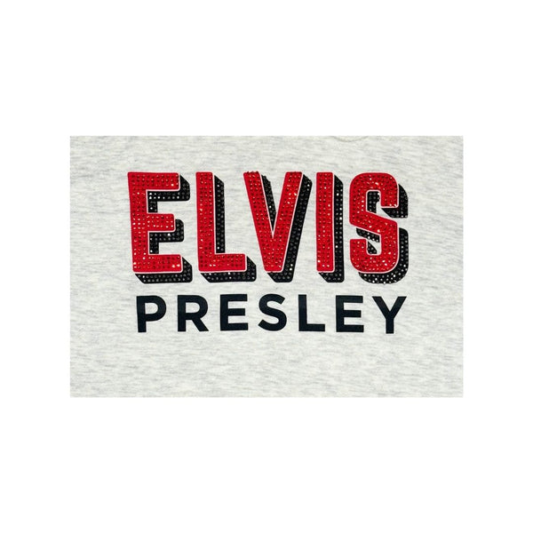 Graceland Elvis Presley Rhinestone Pullover Hoodie