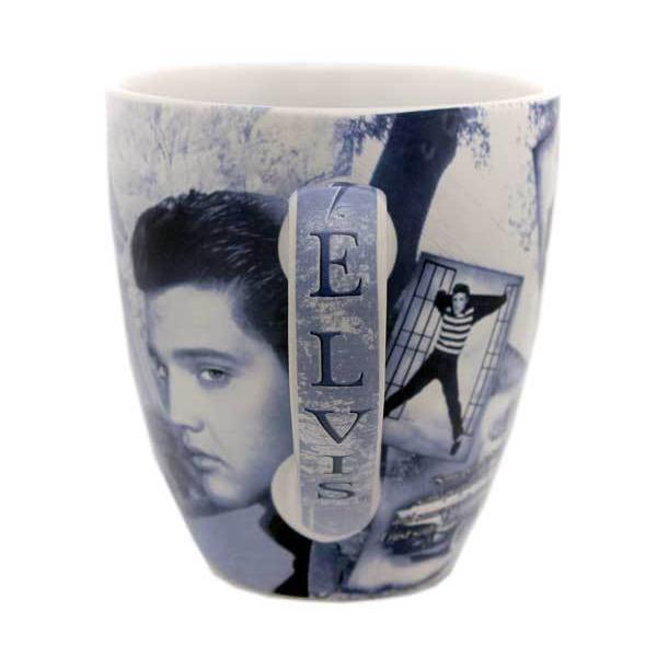 Graceland Elvis Presley's Graceland Blue Sepia Mug