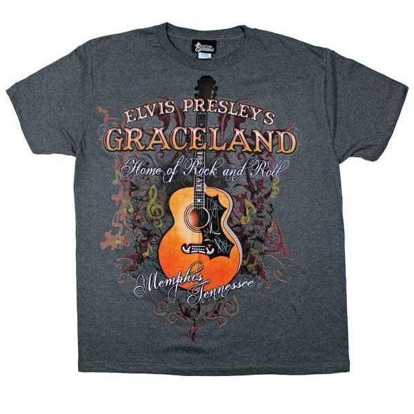 graceland Elvis Presley's Graceland Guitar T-Shirt