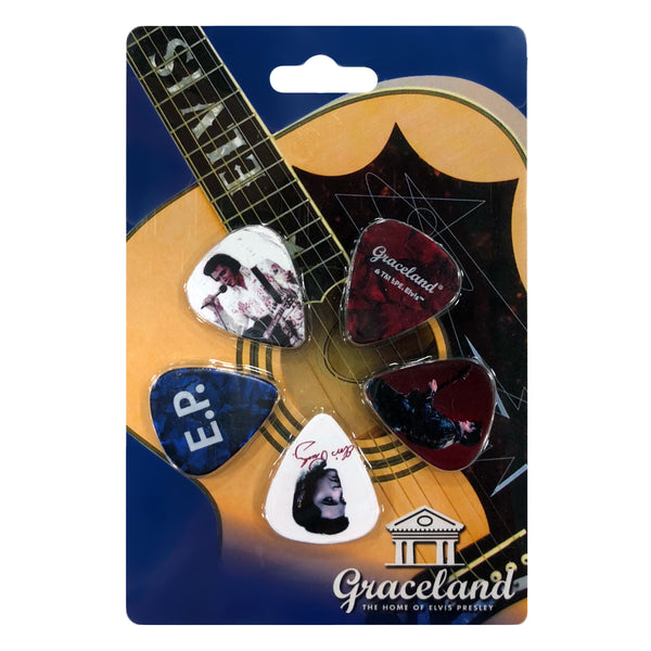 graceland Elvis Presley Set of 5 Guitar Picks