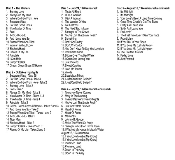 Graceland Elvis Presley Sunset Boulevard Box Set