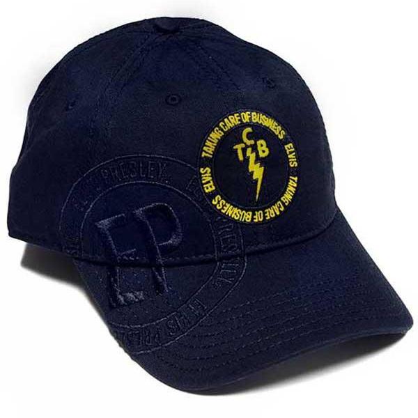 graceland Elvis Presley TCB Black Cap
