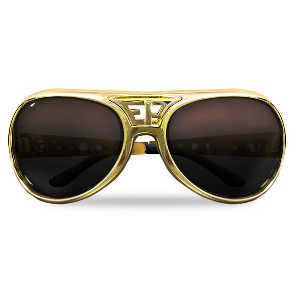 Graceland Elvis Presley TCB Gold Sunglasses