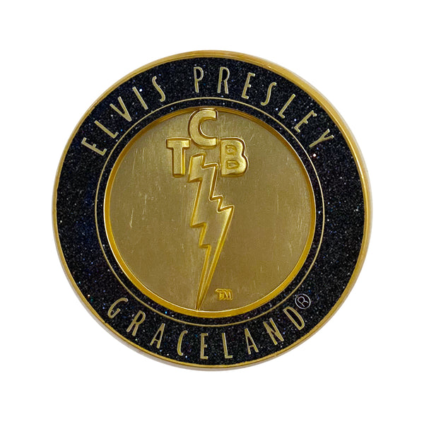 graceland Elvis Presley TCB Graceland Pin