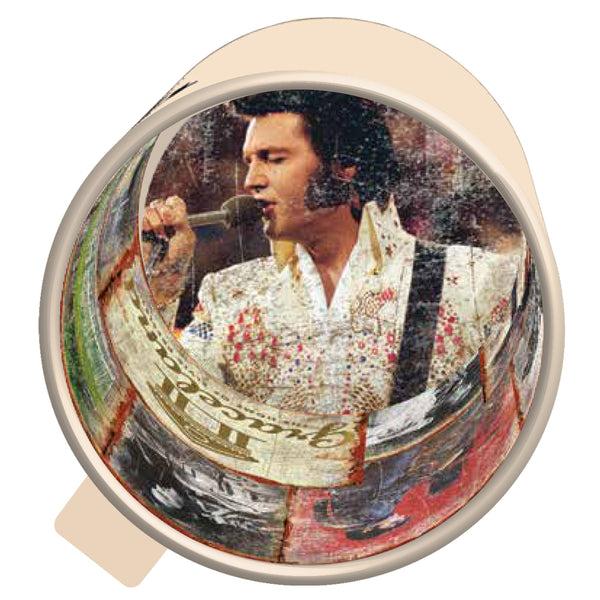 Graceland Elvis Presley TCB Rustic Coffee Mug