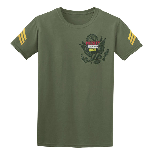 graceland Elvis Presley U.S. Army T-Shirt
