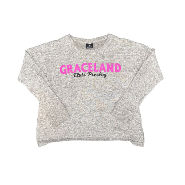 Graceland Graceland Elvis Presley Women's Soft Knit Long Sleeve Crew