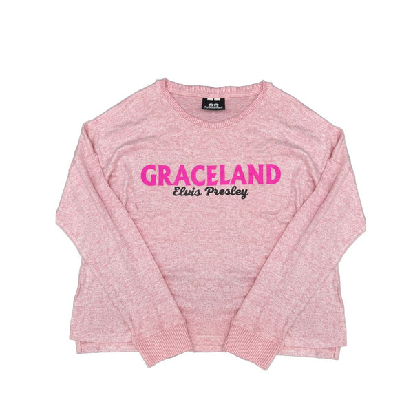 graceland Graceland Elvis Presley Women's Soft Knit Long Sleeve Crew