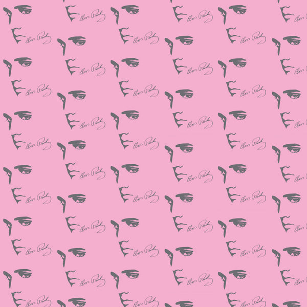 graceland Elvis Profile Signature Wrapping Paper