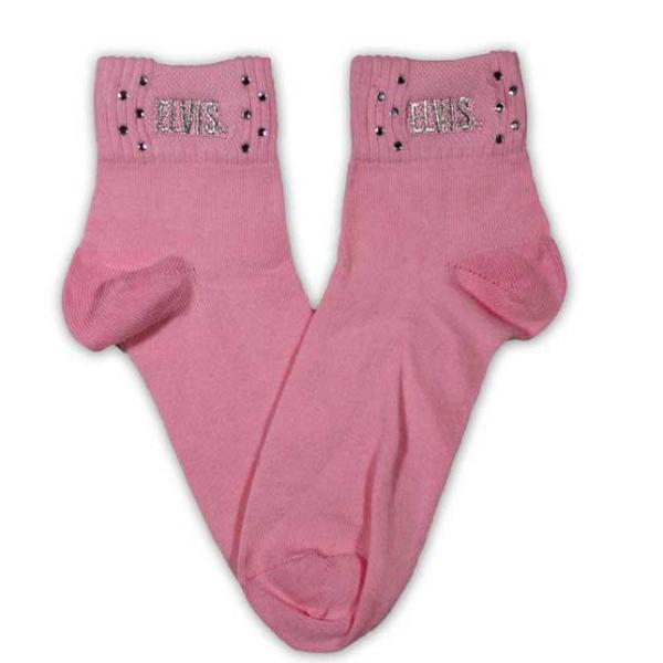 Graceland Elvis Rhinestone Embellished Socks