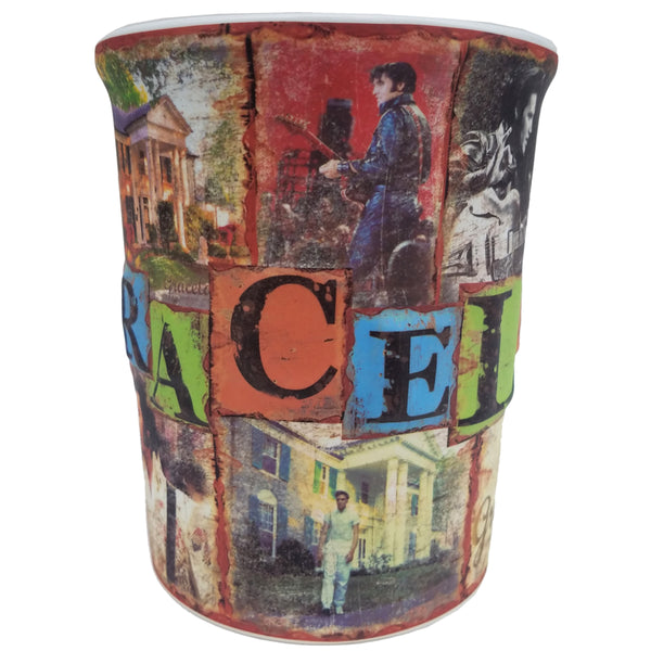 Graceland Graceland Elvis Rustic Embossed Coffee Mug