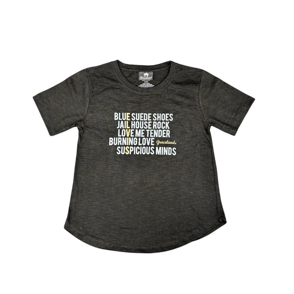 graceland Elvis Song Titles Women's T-Shirt