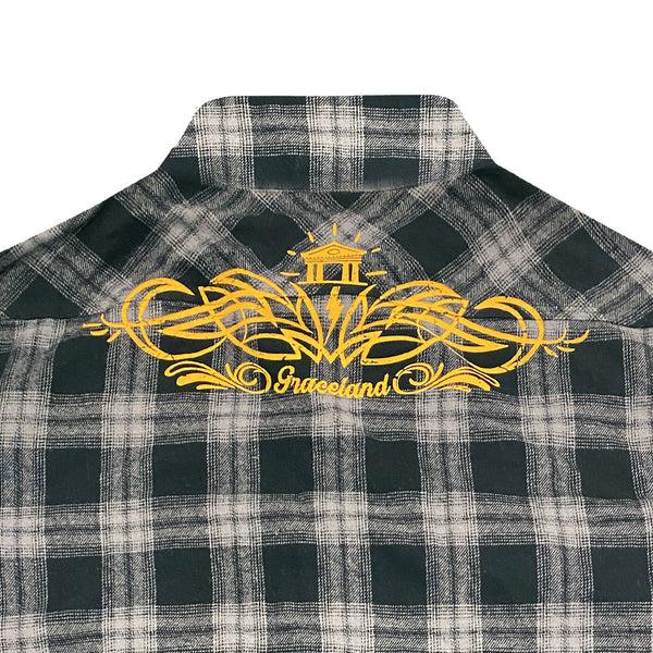 Graceland Elvis Tattoo Flannel Shirt