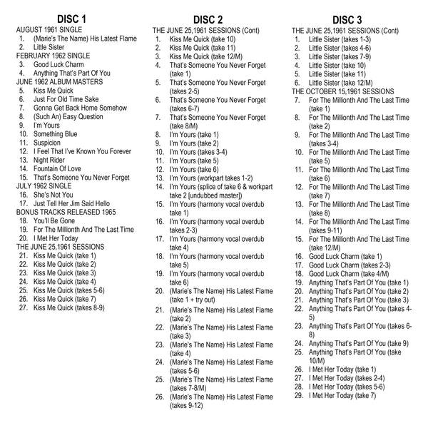 Graceland Elvis: The Pot Luck Sessions FTD 5 CD Set