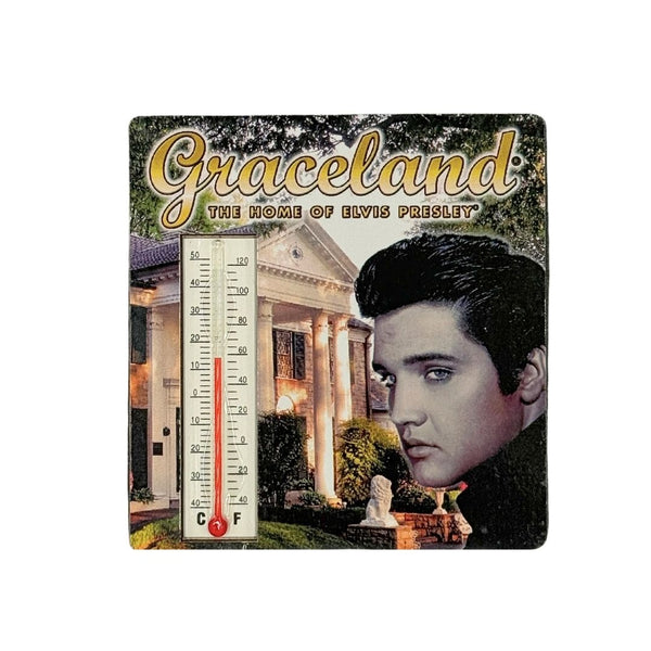 Graceland Elvis Thermometer Magnet