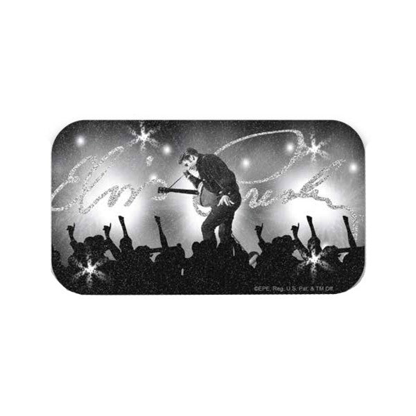 graceland Elvis Tupelo Crowd Surf Glitter Magnet