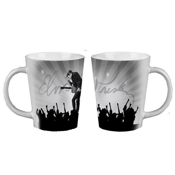 graceland Elvis Tupelo Crowd Surf Latte Coffee Mug