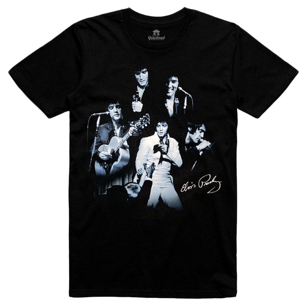 graceland Elvis Vegas Collage T-Shirt