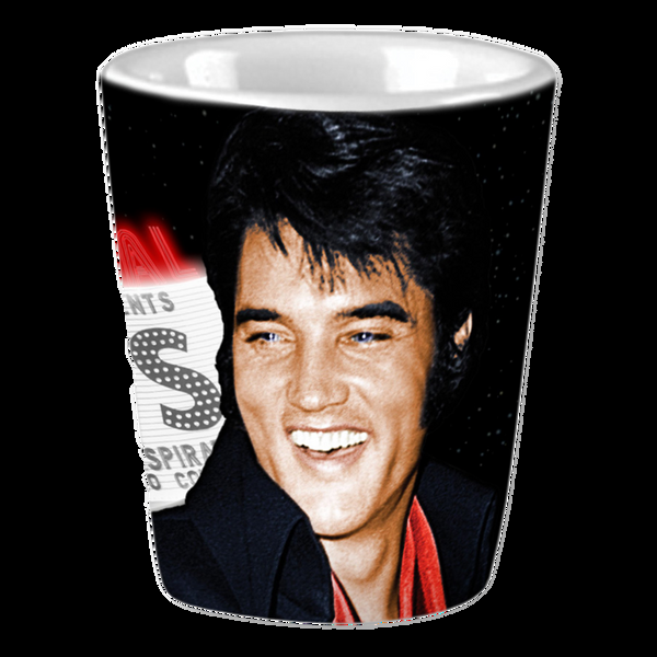graceland ELVIS Vegas Marquee Shot Glass