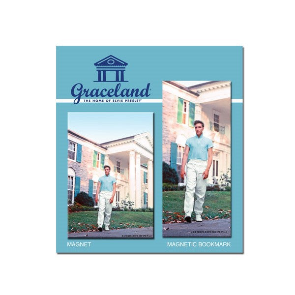 graceland Graceland Elvis Walking Magnet and Bookmark Set