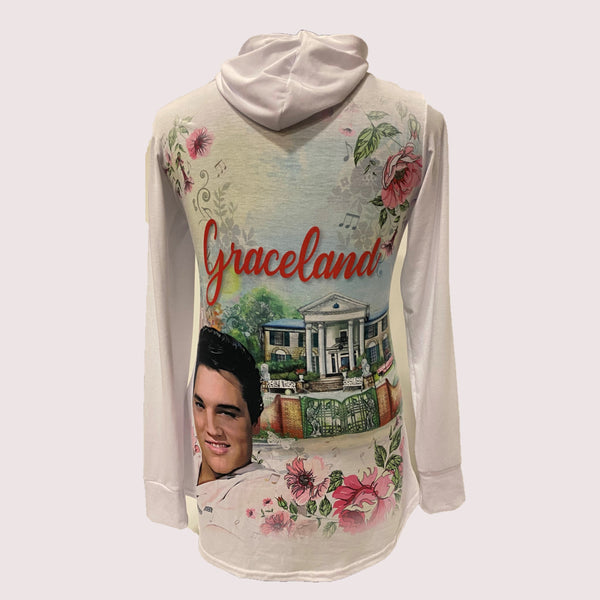 Graceland Graceland Elvis Watercolor Pullover Women's T-Shirt