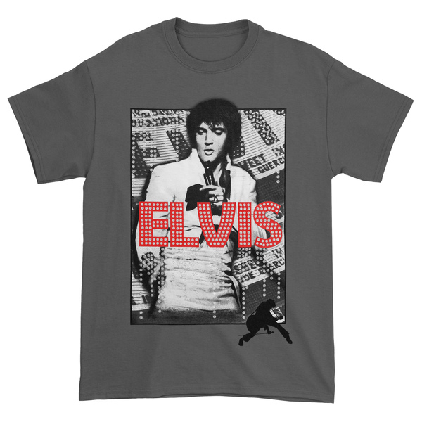 Graceland ELVIS White Suit Vegas T-Shirt