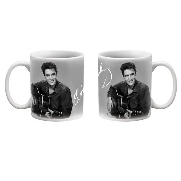 graceland Elvis With Guitar Coffee Mug