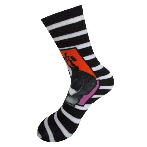 Graceland Elvis With Guitar Sublimated Socks