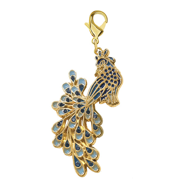 graceland Gold Plated Peacock Charm