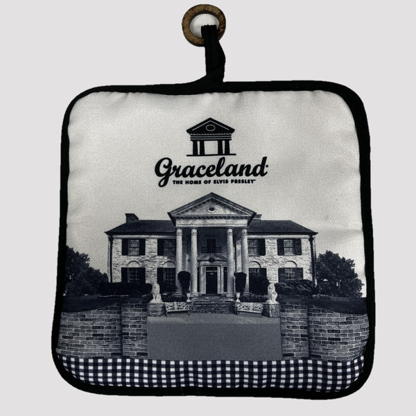 graceland Graceland Black and White Pot Holder