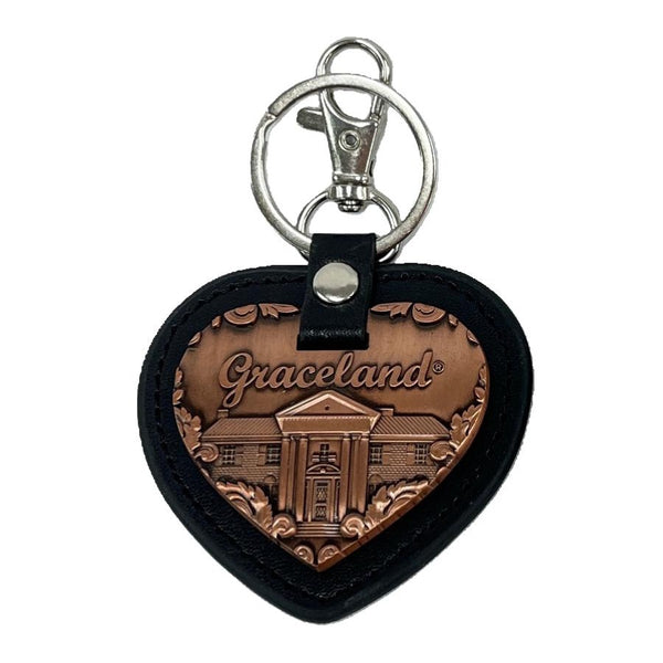 Graceland Graceland Copper Heart Key Ring