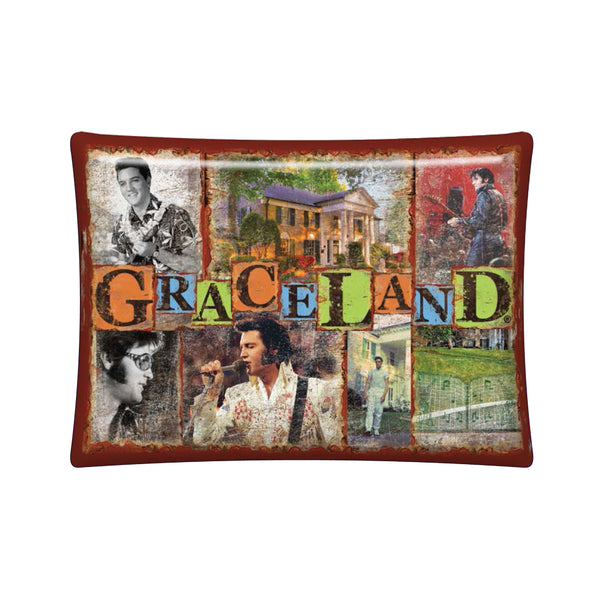 graceland Graceland Elvis Rustic Glass Dish