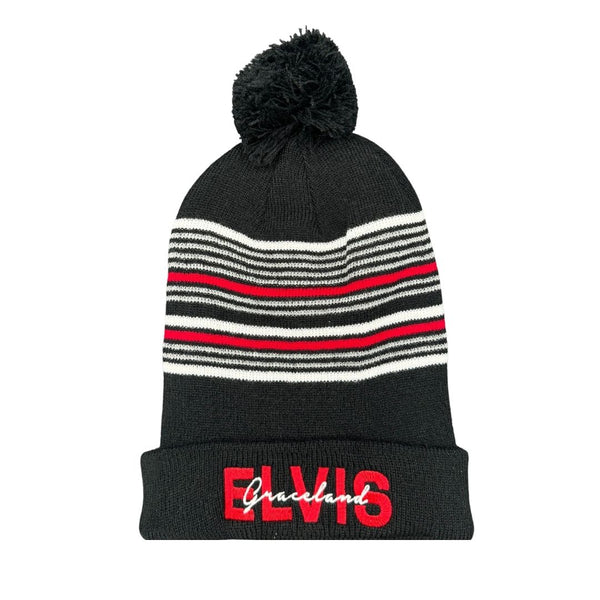 graceland Graceland Elvis Striped Beanie