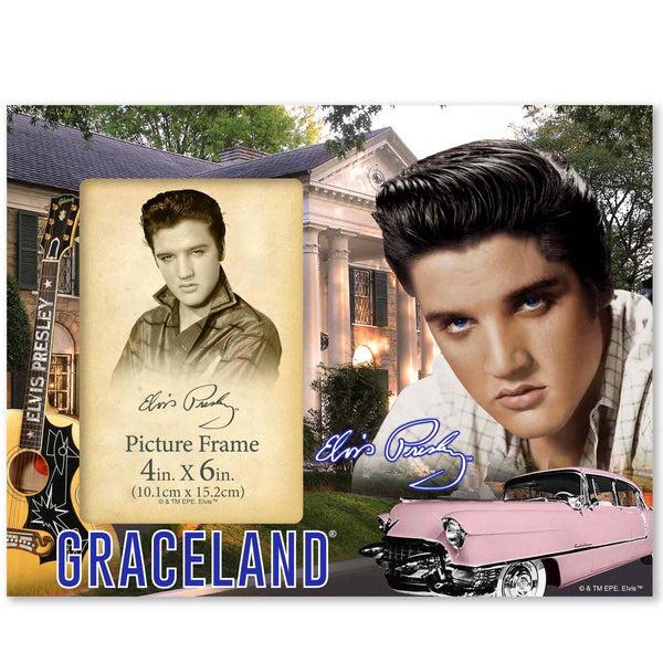graceland Graceland Elvis Wood Frame