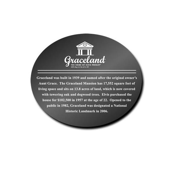 Graceland Graceland History Embossed Magnet