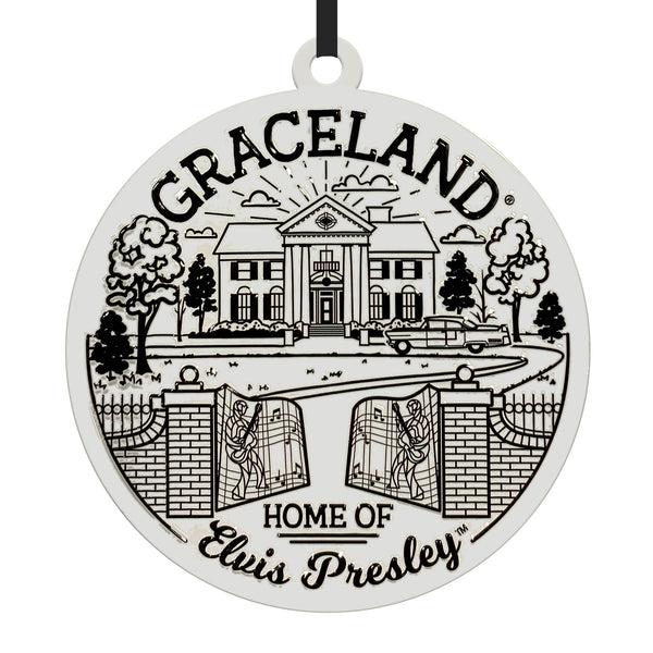 graceland Graceland Line Art Ornament
