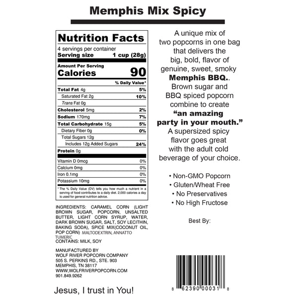 Graceland Graceland Memphis Spicy Mix Popcorn