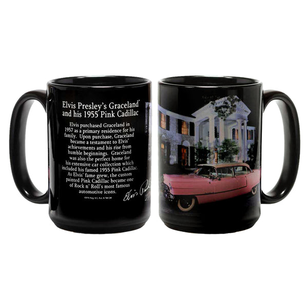 graceland Graceland Pink Classic Car History Mug