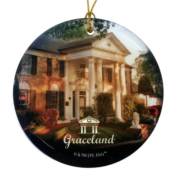graceland Graceland Round Glass Ornament