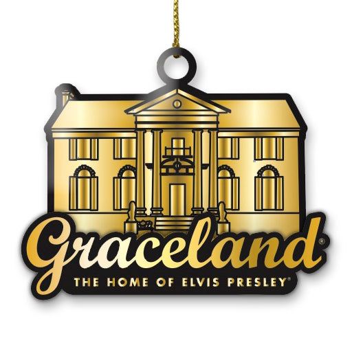 graceland Graceland Wood Foil Ornament