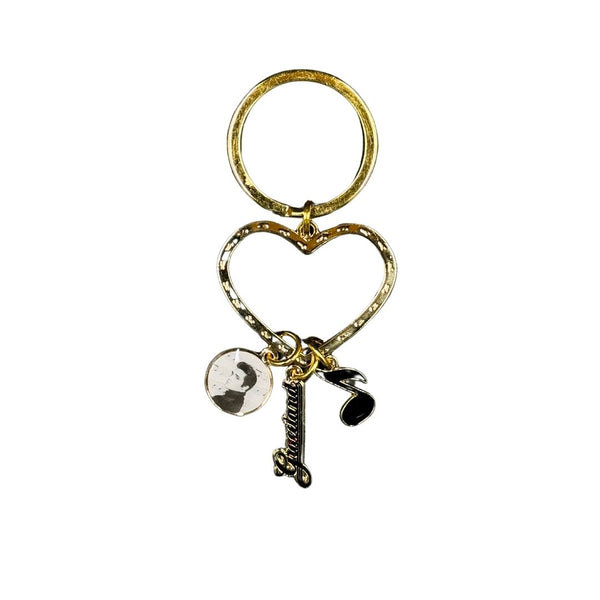 Graceland Heart Charm Key Ring