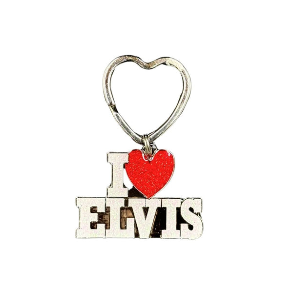 graceland I Heart Elvis Key Ring