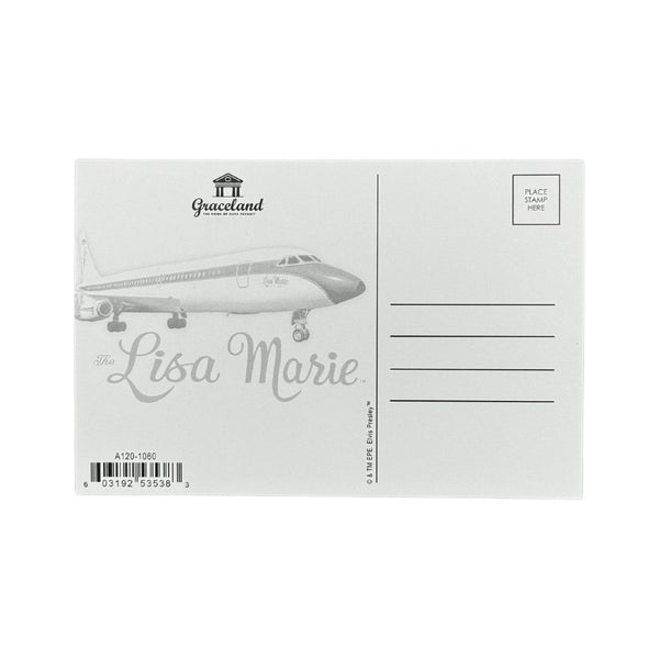 Graceland Lisa Marie Airplane Post Card