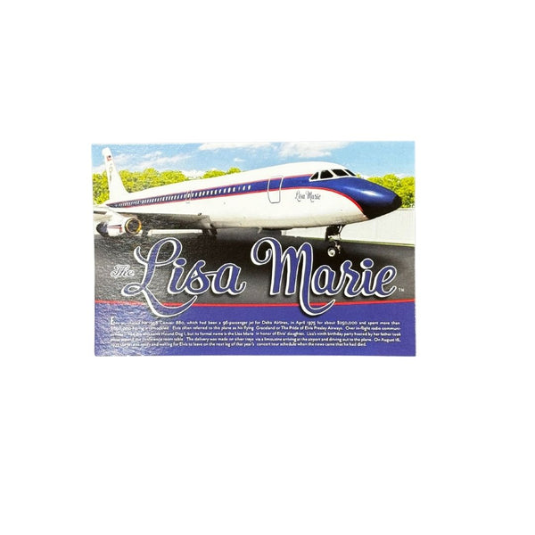Graceland Lisa Marie Airplane Post Card