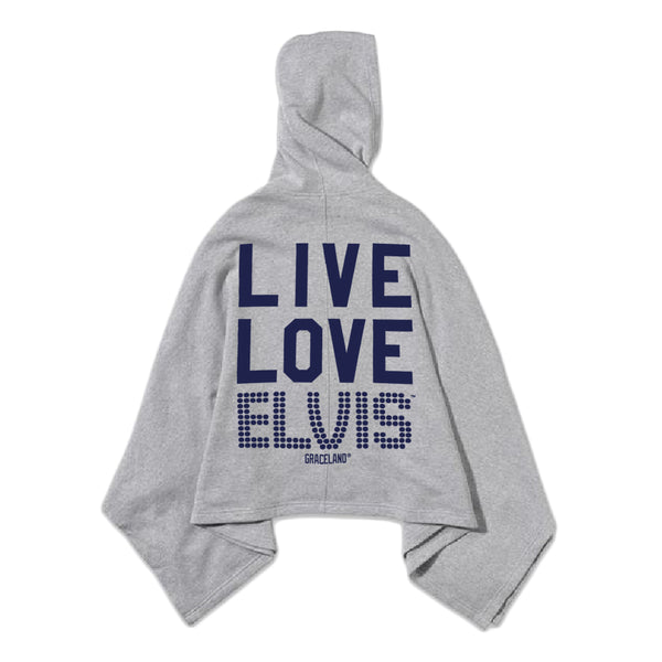 graceland Live Love Elvis Poncho