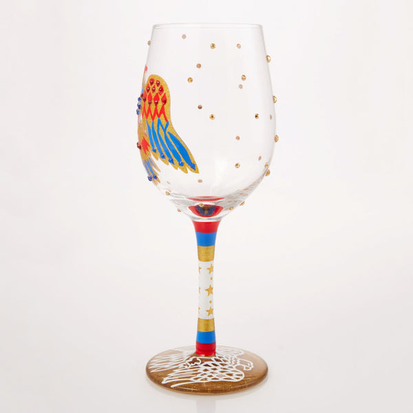 Graceland Lolita Elvis American Eagle Wine Glass