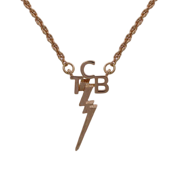 graceland Lowell Hays Gold Plated TCB Necklace