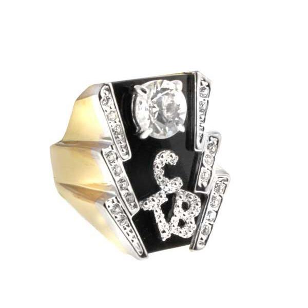 Graceland Lowell Hays Small Gold Plated TCB Ring