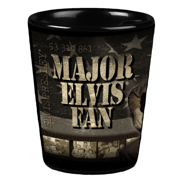Graceland Major Elvis Fan Shot Glass